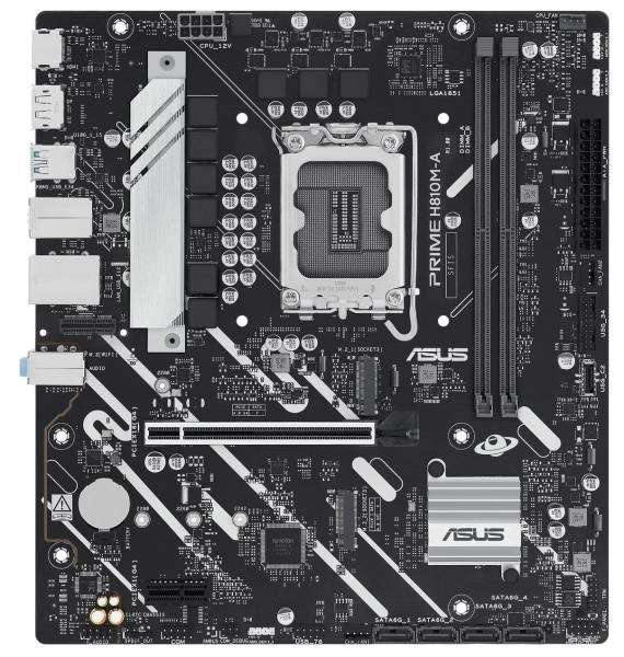 Материнська плата ASUS PRIME H810M-A-CSM (PRIME H810M-A-CSM) (Socket 1851, Intel H810, Micro-ATX)