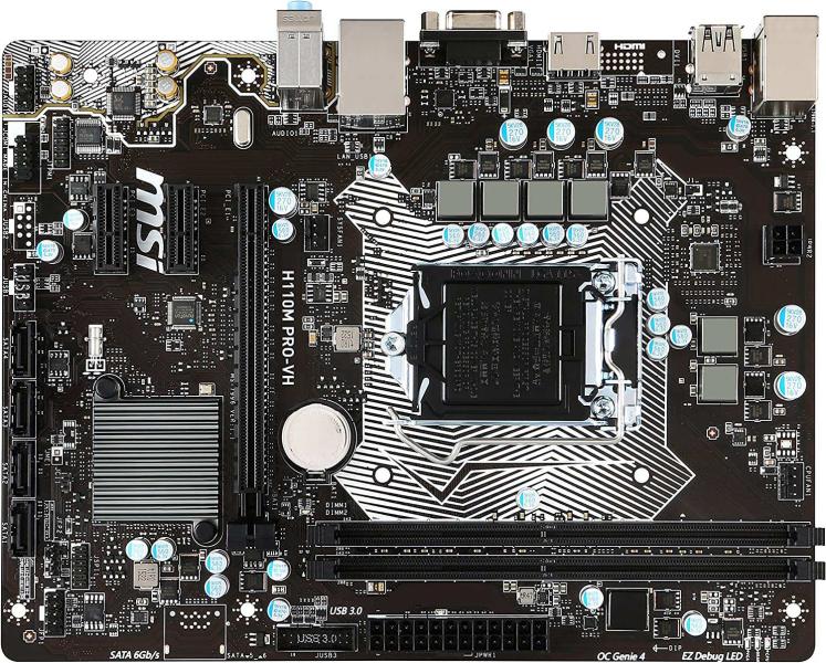 Материнська плата MSI H110M PRO-VH H110M PRO-VH) (Socket 1151, Intel H110, Micro-ATX) Б/в,U1
