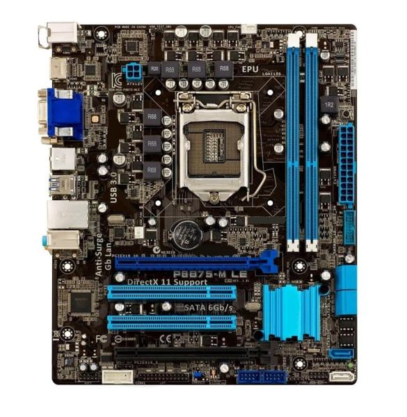 Материнська плата ASUS P8B75-M LE (P8B75-M LE) (Socket 1155, Intel B75, Micro-ATX) Б/в