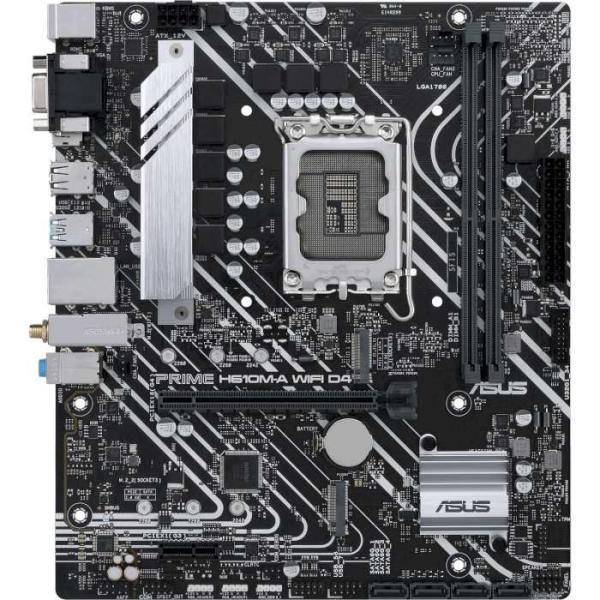 Материнська плата ASUS PRIME H610M-A WIFI D4 (PRIME H610M-A WIFI D4) (Socket 1700, Intel H610, Micro-ATX)