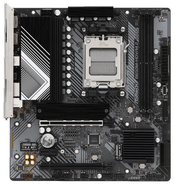 Материнська плата AsRock B650M-HDV/M.2 (B650M-HDV/M.2) (Socket AM5, AMD B650, Micro-ATX)