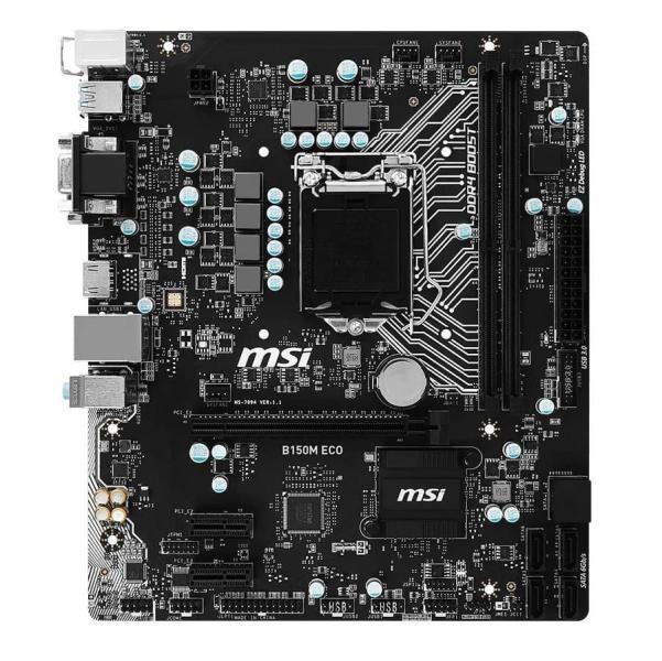 Материнська плата MSI B150M ECO (B150M ECO) (Socket 1151, Intel B150, Micro-ATX) Б/в