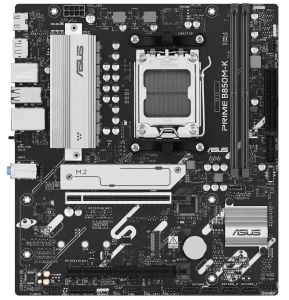 Материнська плата ASUS PRIME B850M-K (PRIME B850M-K) (Socket AM5, AMD B850, Micro-ATX)