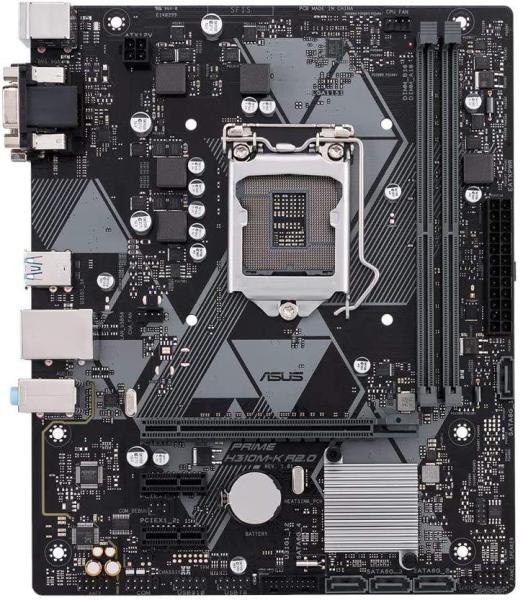 Материнська плата ASUS Prime H310M-K R2.0 (Prime H310M-K R2.0) (Socket 1151 v2, Intel H310, Micro-ATX) Б/в