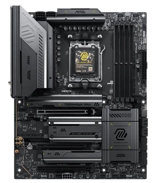 Материнська плата MSI MAG X870E TOMAHAWK MAX WIFI (MAG X870E TOMAHAWK MAX WIFI) (Socket AM5, AMD X870E, ATX)