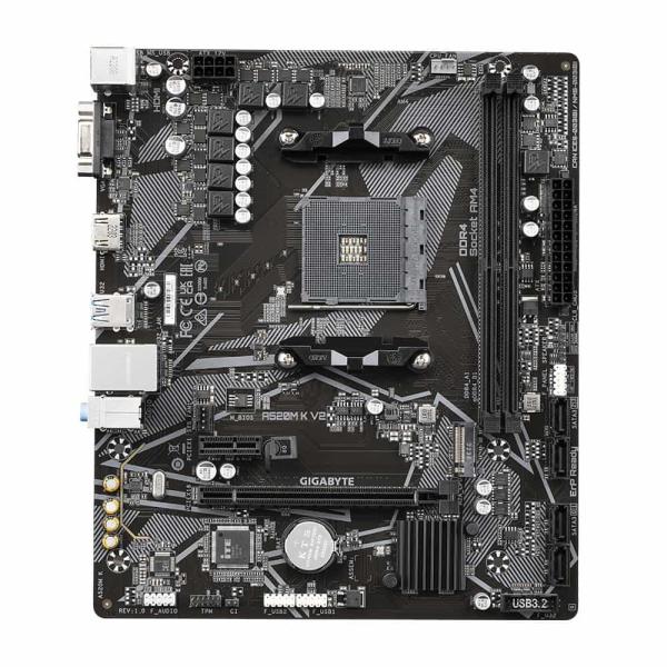 Материнська плата GIGABYTE A520M K V2 (A520M K V2) (Socket AM4, AMD A520, Micro-ATX)
