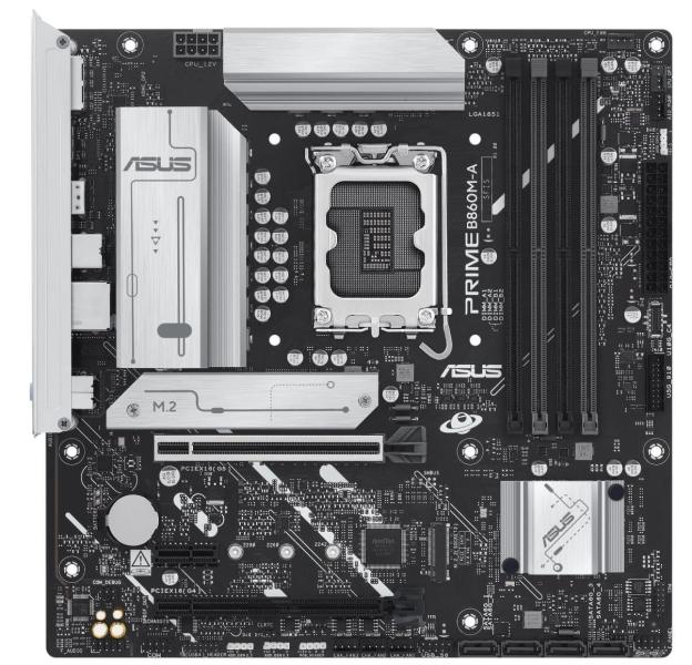 Материнська плата ASUS PRIME B860M-A-CSM (PRIME B860M-A-CSM) (Socket 1851, Intel B860, Micro-ATX)