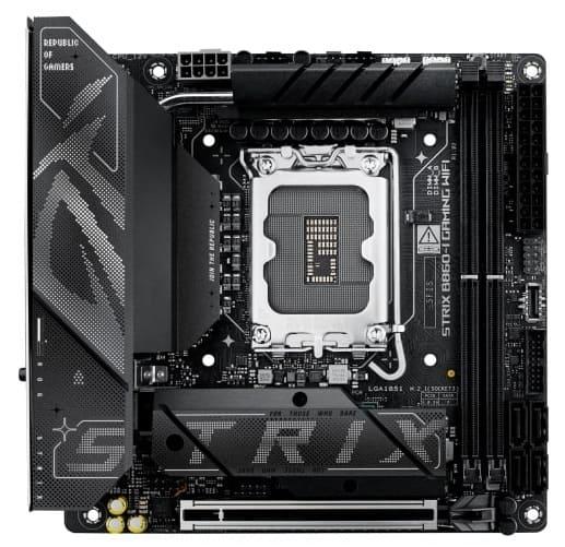 Материнська плата ASUS ROG STRIX B860-I GAMING WIFI (ROG STRIX B860-I GAMING WIFI) (Socket 1851, Intel B860, Mini-ITX)