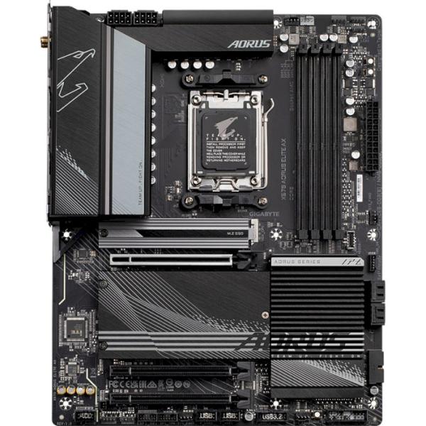 Материнська плата Gigabyte X670 AORUS ELITE AX (X670 AORUS ELITE AX) (Socket AM5, AMD X670, ATX) Б/в