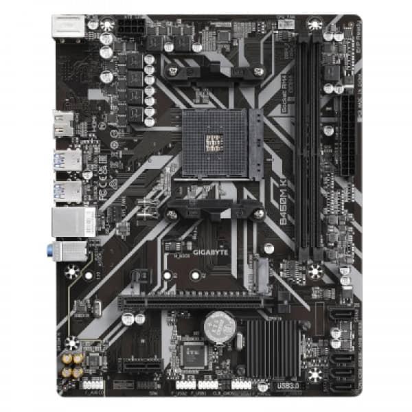 Материнська плата Gigabyte B450M K (B450M K) (Socket AM4, AMD B450, Micro-ATX) Б/в