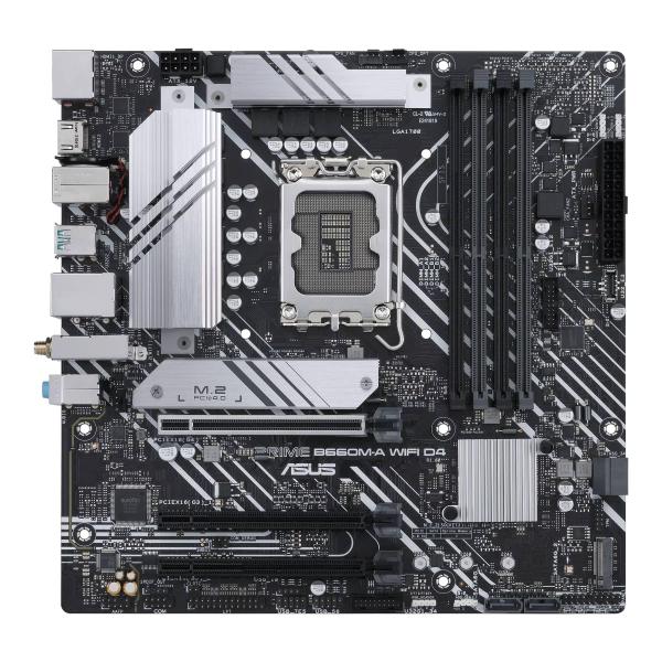 Материнська плата ASUS PRIME B660M-A WIFI D4 (90MB1AE0-M1EAY0_) (Socket 1700, Intel B660, Micro-ATX)