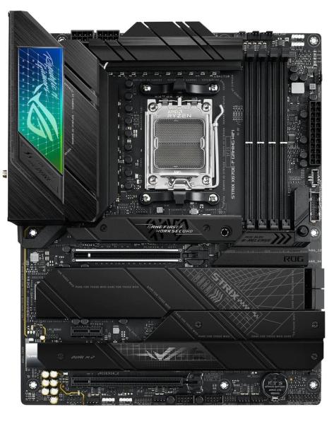 Материнська плата ASUS ROG STRIX X670E-F GAMING WIFI (ROG STRIX X670E-F GAMING WIFI) (Socket AM5, AMD X670, ATX) Б/в