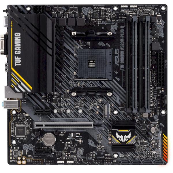 Материнська плата ASUS TUF GAMING A520M-Plus II (TUF Gaming A520M-Plus II) (Socket AM4, AMD A520, Micro-ATX)