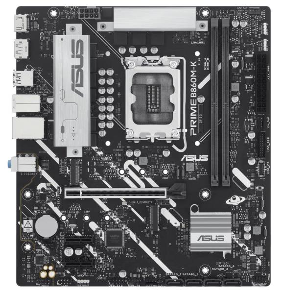 Материнська плата ASUS PRIME B860M-K (PRIME B860M-K) (Socket 1851, Intel B860, Micro-ATX)