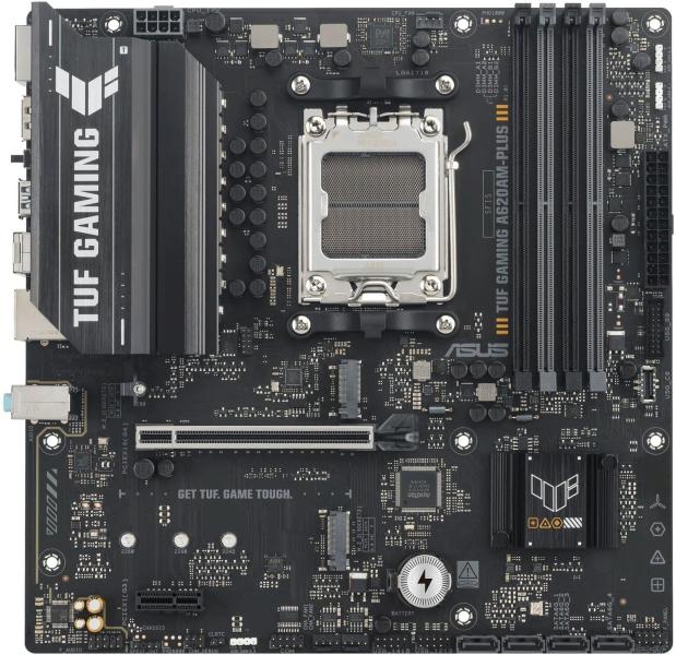 Материнська плата ASUS TUF GAMING A620AM-PLUS (TUF GAMING A620AM-PLUS) (Socket AM5, AMD A620A, Micro-ATX)