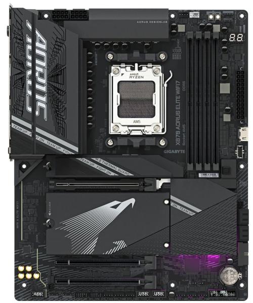 Материнська плата GIGABYTE X870 AORUS ELITE WIFI7 (X870 AORUS ELITE WIFI7) (Socket AM5, AMD X870, ATX) U1