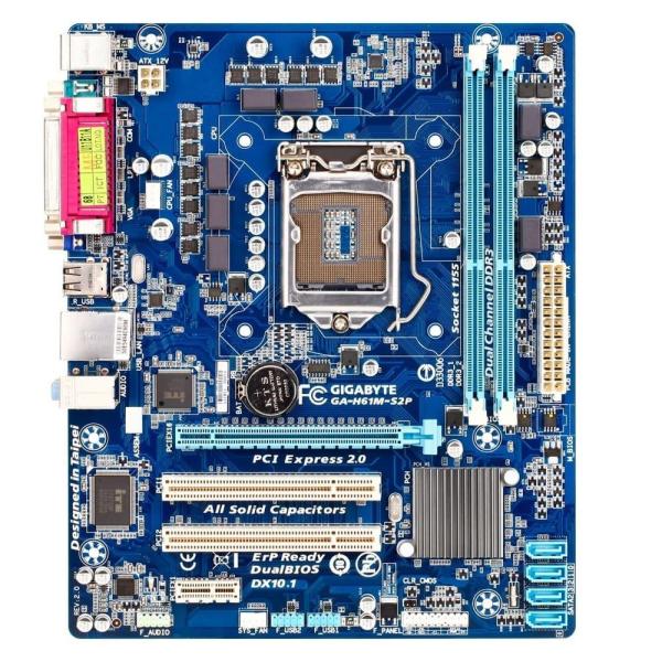Материнська плата Gigabyte GA-H61M-S2P (GA-H61M-S2P) (Socket 1155, Intel H61, Micro-ATX) Б/в