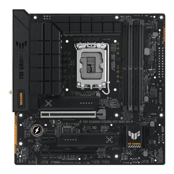 Материнська плата ASUS TUF Gaming B760M-BTF WiFi D4 (TUF Gaming B760M-BTF WiFi D4) (Socket 1700, Intel B760, Micro-ATX) Б/в