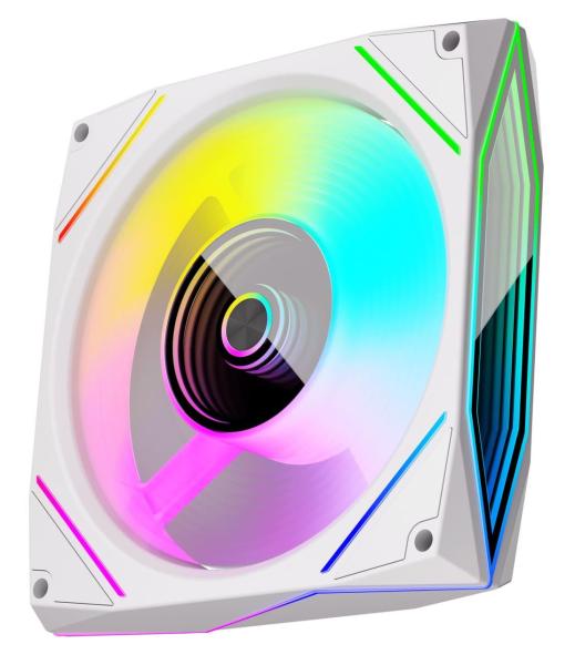 Вентилятор Coolmoon 120мм LY120-W Forward (LY120-W) White