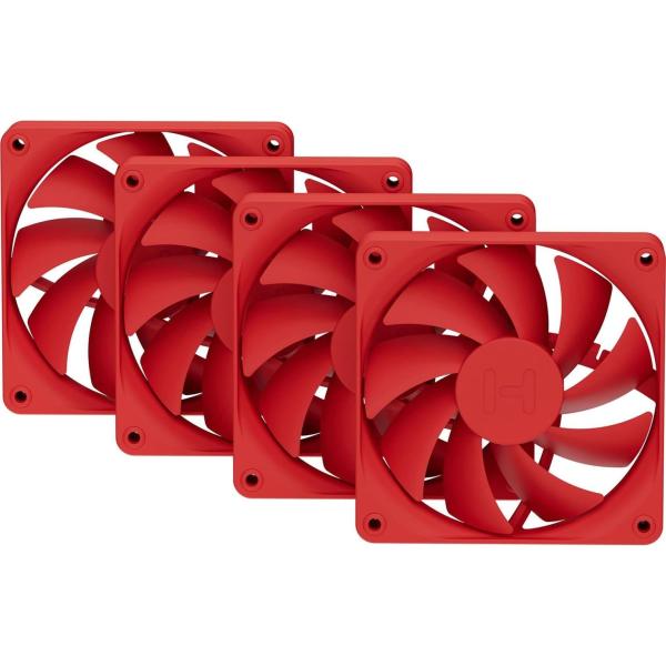 Комплект вентиляторів HYTE FA12 Wild Cherry 4-Pack (FAN-HYTE-FA12-RR-4)