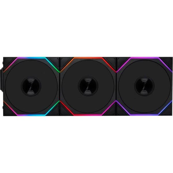 Комплект вентиляторів Lian Li Uni Fan TL WIRELESS 120-3 Black (G99.12TL1W3B.00)