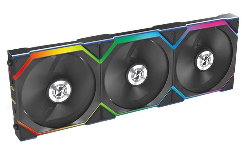 Комплект вентиляторів Lian Li Uni Fan SL Wireless 120 Reverse Blade 3 in 1 (G99.12RSL1W3B.00) Black
