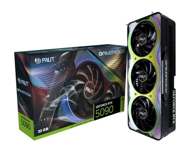 Відеокарта Palit GeForce RTX 5090 GameRock 32GB (NE75090019R5-GB2020G), фото 9