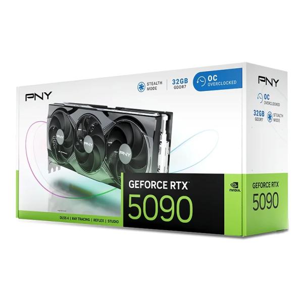 Відеокарта PNY GeForce RTX 5090 Overclocked Triple Fan (VCG509032TFXPB1-O), фото 10