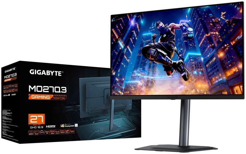 Монітор Gigabyte MO27Q3 Gaming Monitor Black 27, фото 7