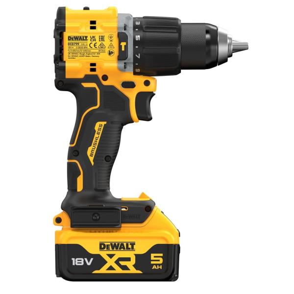 Акумуляторний шурупокрут DeWALT (DCD799P2T), фото 5