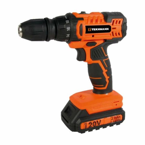 Шуруповерт акумуляторний Tekhmann TCD-18/2 BS Kit (850980)