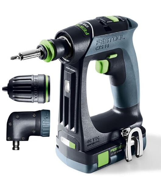 Акумуляторний шурупокрут Festool CXS 18 C 3-Set (576884), фото 2