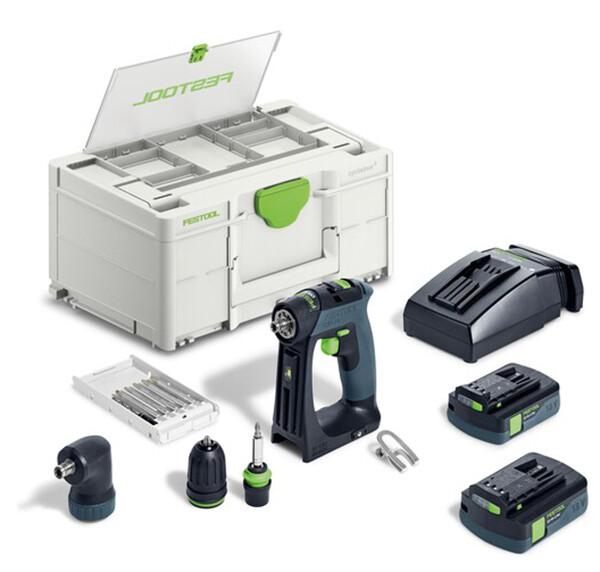 Акумуляторний шурупокрут Festool CXS 18 C 3-Set (576884), фото 3