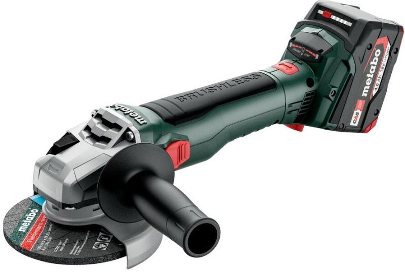 Акумуляторна кутова шліфувальна машина Metabo W 18 LT BL 11-125 (613052510), фото 7