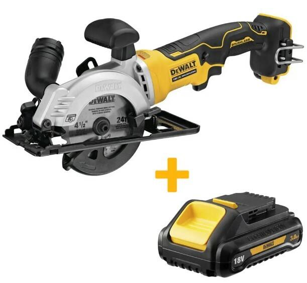 Пила дискова акумуляторна безщіткова DeWALT DCS571NT+DCB187, фото 9