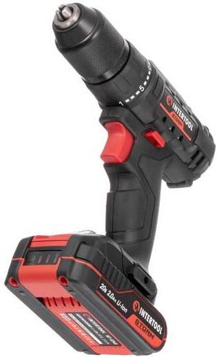 Акумуляторний дриль-шурупокрут INTERTOOL WT-0350, фото 12