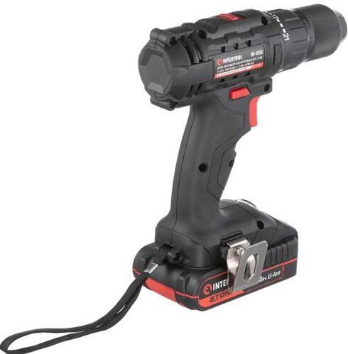 Акумуляторний дриль-шурупокрут INTERTOOL WT-0350, фото 4