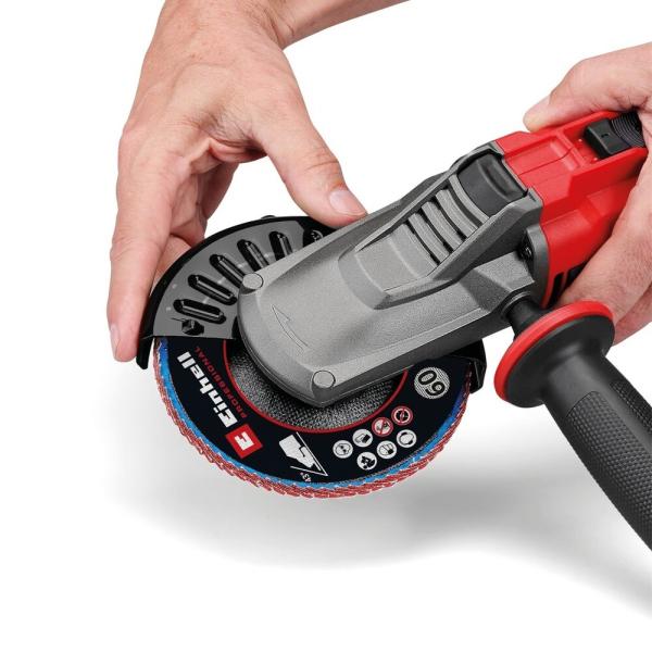 Акумуляторна кутова шліфмашина Einhell X-Change TP-AG 18/125 F Li BL (4431175) (без АКБ та ЗП), фото 6
