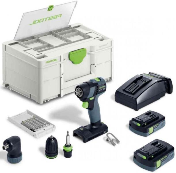 Акумуляторний дриль-шурупокрут FESTOOL TXS 18 C 3.0-Set (576896), фото 2