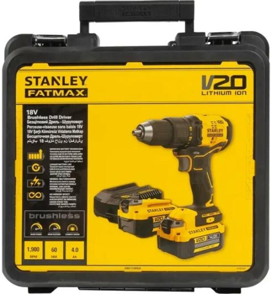 Акумуляторний дриль-шурупокрут Stanley FatMax SBD710M2K, фото 4