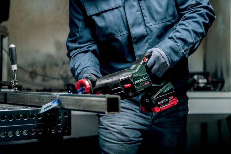 Акумуляторна шабельна пилка Metabo SSEP 18 LT BL (601617850) (без АКБ та ЗП), фото 5