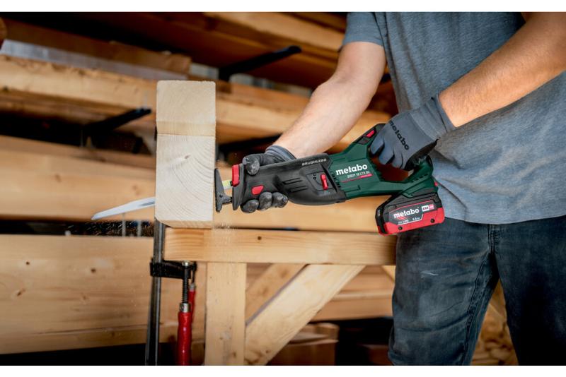 Акумуляторна шабельна пилка Metabo SSEP 18 LT BL (601617850) (без АКБ та ЗП), фото 3