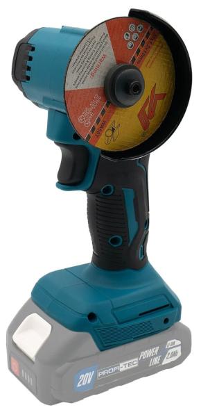 Акумуляторна кутова шліфмашина PROFI-TEC PWS7620, фото 4
