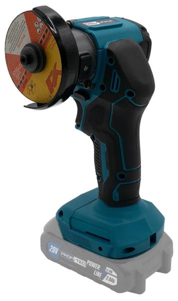 Акумуляторна кутова шліфмашина PROFI-TEC PWS7620, фото 3
