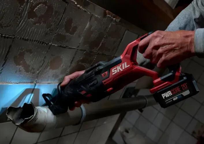 Акумуляторна шабельна пилка SKIL 3480 CB XP (SW1E3480CB+BC1E3111A), фото 4