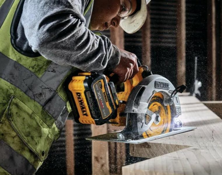 Пила дискова DeWALT FLEXVOLT ADVANTAGE TSTAK DCS573NT (без АКБ та ЗП), фото 6