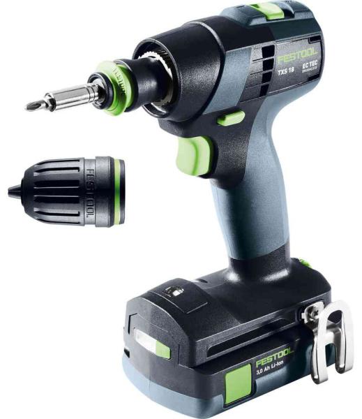 Акумуляторний дриль-шурупокрут FESTOOL TXS 18 C 3.0-Plus (576895), фото 2