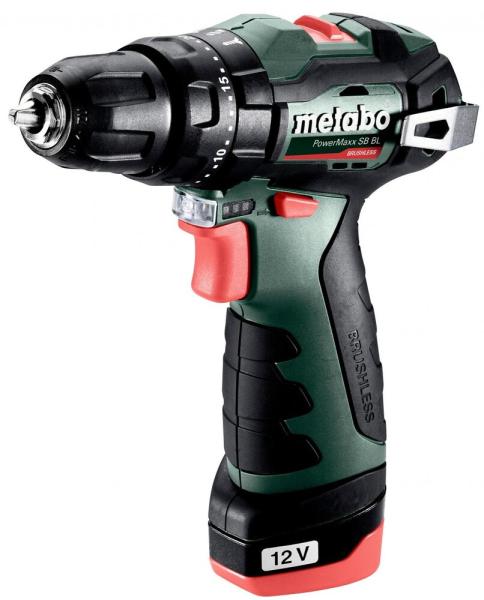 Акумуляторний безщітковий ударний дриль-шурупокрут Metabo PowerMaxx SB BL (601784500), фото 3