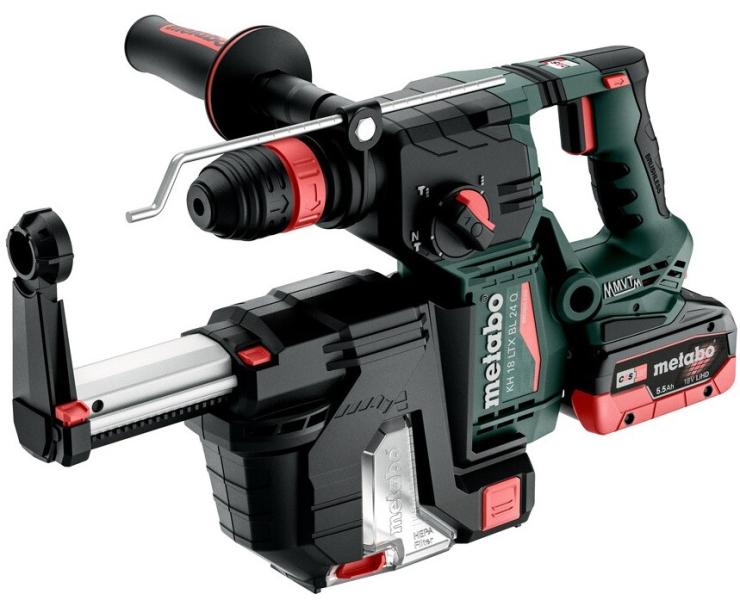 Акумуляторний перфоратор Metabo KH 18 LTX BL 24 Q Set ISA (601714930), фото 6