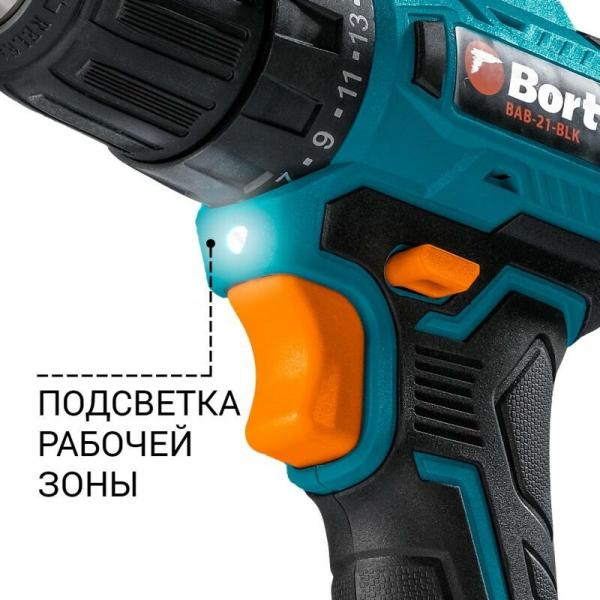 Акумуляторний шурупокрут Bort BAB-21-BLK (93413526), фото 8